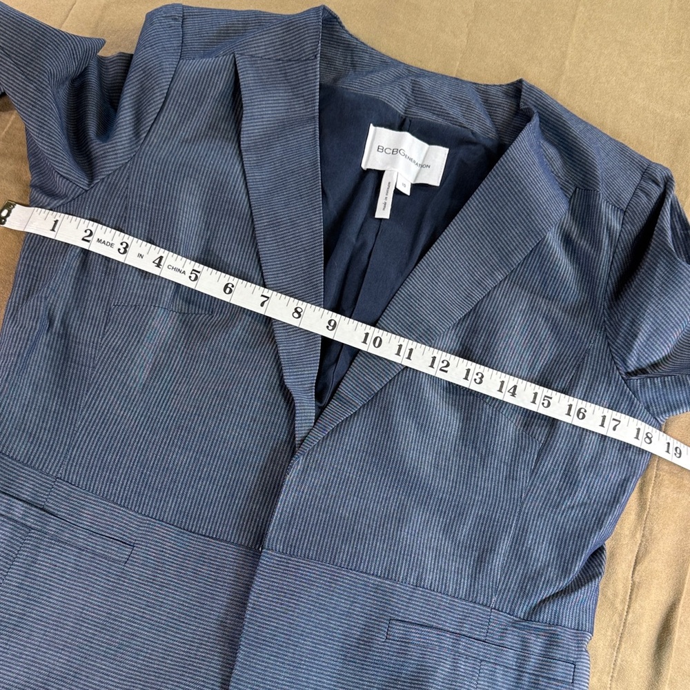 Bcbgeneration Blue Pinstriped Jacket - image 3
